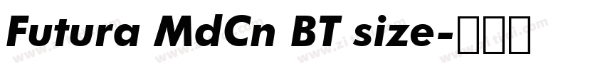 Futura MdCn BT size字体转换